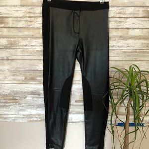 French Connection faux Leather Pants sz 6 NWT
